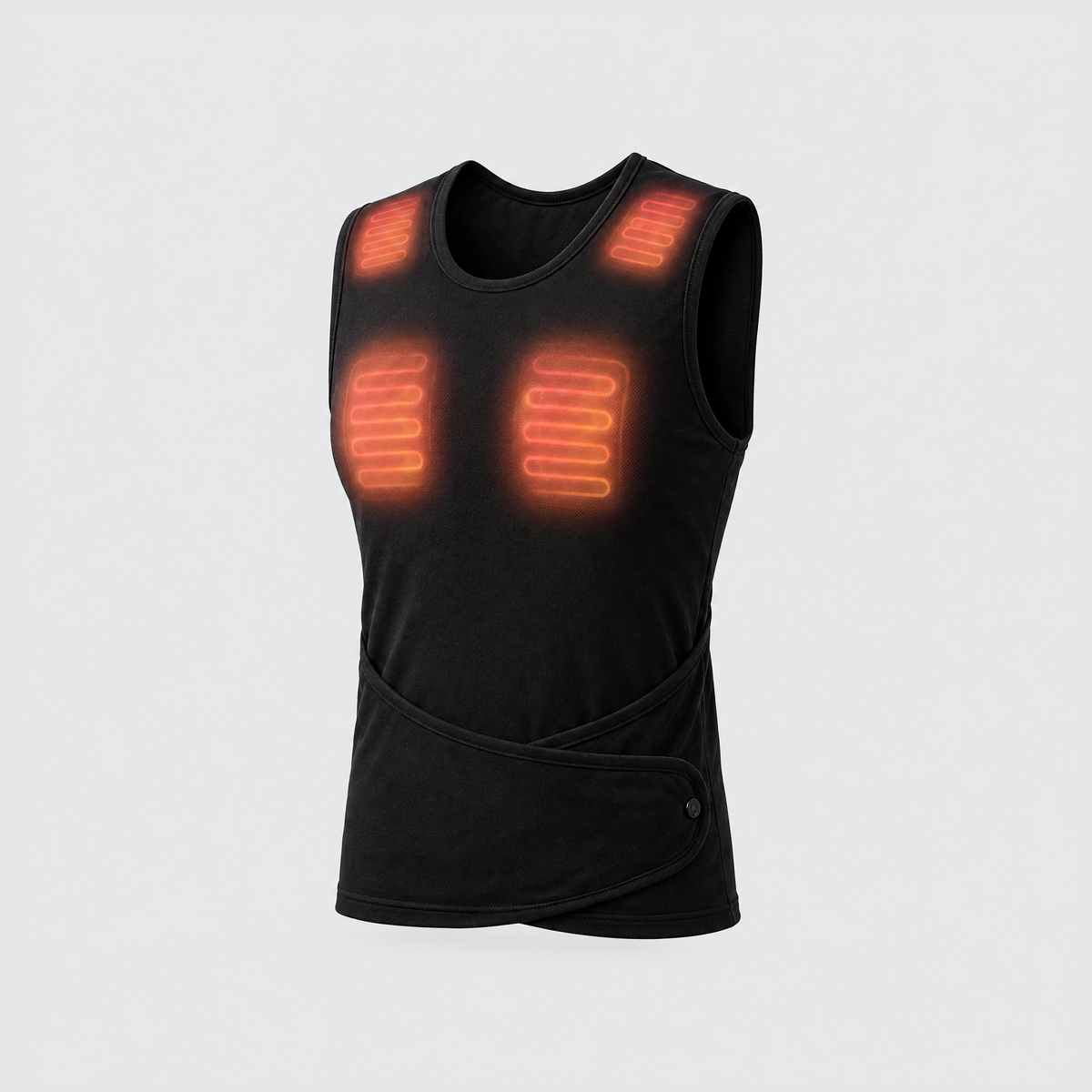 Verwarmingszones van de Thermovest