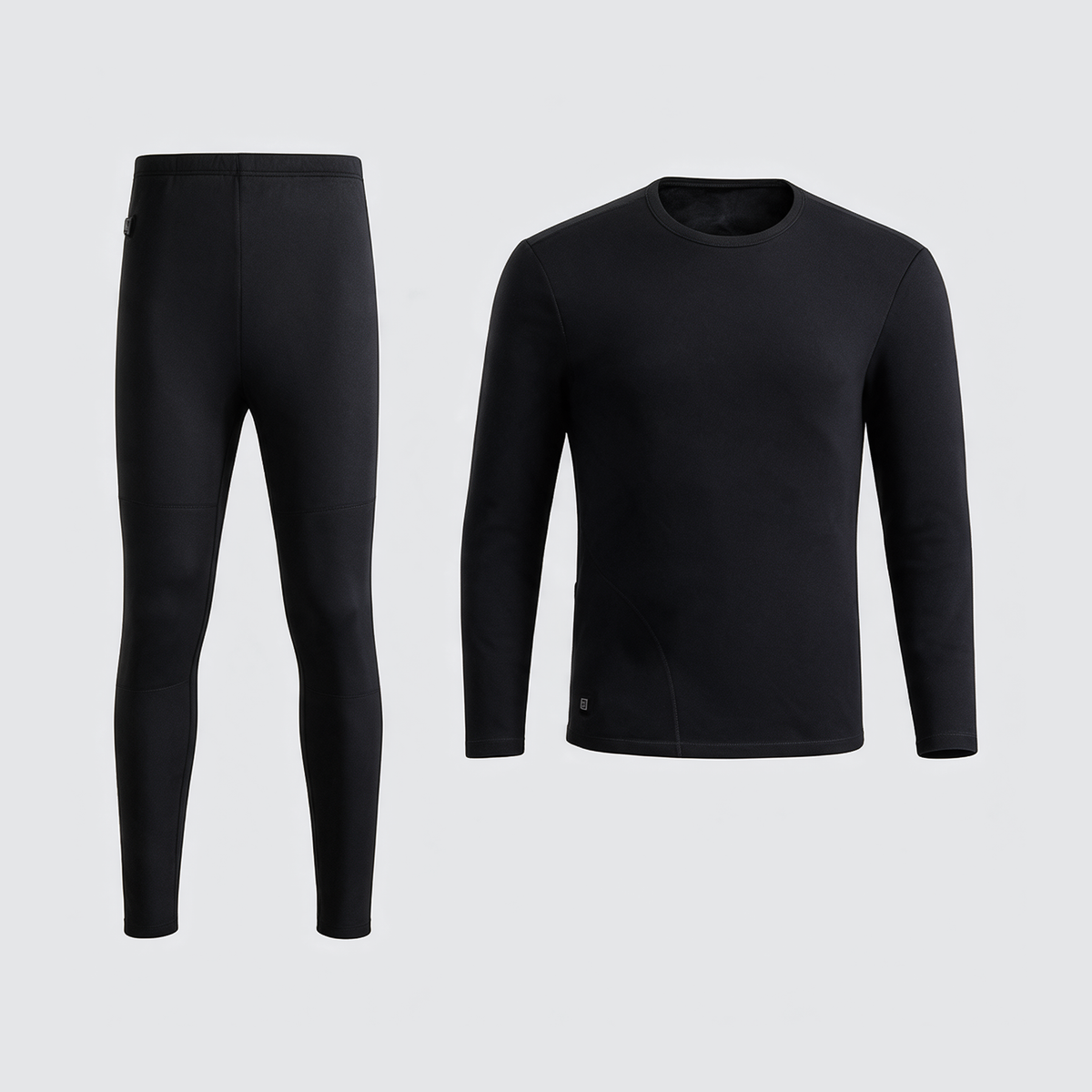 Verwarmd thermo-ondergoed set zwart